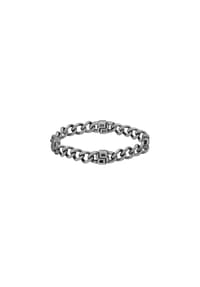 BOSS DOUBLE B ABSOLUTE - Herren Armband, Edelstahl - GRAU