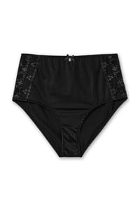 sheego - Slip - schwarz + schwarz