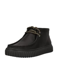CLARKS® - Schnürschuhe Torhill Hi mit gefüttertem Innenleben - 1216 Black Leather