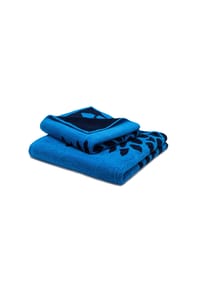 GRACE GRAND SPA - Handtuch mit Dahlienblüten-Muster - Royalblau/marine