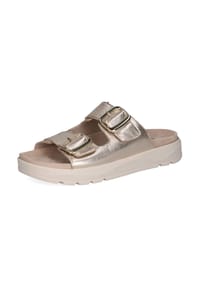 Caprice - Leder Pantoletten - Platin