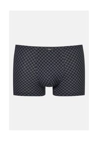 mey - Pants White Squares, Gummibund, für Herren - 514 LAVA GREY