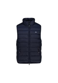 GANT - Herren Daunenweste - LIGHT DOWN VEST, Steppweste, wasserabweisend, Regular Fit - Blau
