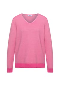 CECIL - Strickpullover, Baumwolle, für Damen - 27747 TRUFFL BROWN