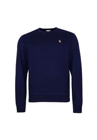 U.S. POLO ASSN. - Herren Sweatshirt - Fleece Brushed, Rundhals, Logo, Baumwoll-Mix - Beige