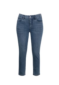 STOOKER® - FLORENZ DENIM HEAVY USED Damen 5-Pocket-Jeans lang - heavy used blue
