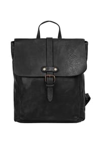 Samantha Look - Rucksack Echt Leder, Made In Italy - blau