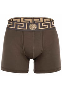 VERSACE - Herren Boxershorts  - TOPEKA, Bi-Stretch, Organic Cotton, einfarbig - Dunkelgrau