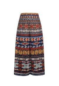 IVKO - Hose mit mediterranem Muster - MARINE