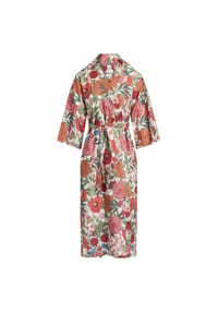 ESSENZA - Satinkimono "Ilona Florentien", Bio-Baumwolle, für Damen - 688 LOBSTER PINK