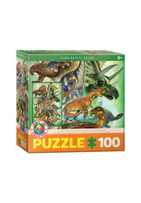eurographics - Puzzle Pflanzenfressende Dinosaurier, 100 Teile, 48 x 33 cm - 