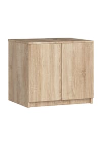 Akord - Kleiderschrank-Aufsatz S60 mit 2 Türen und 2 Einlegeböden - artisan-eiche