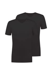 mey - Unterhemd / Shirt Kurzarm 2er Pack Software - Schwarz