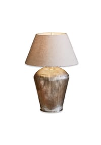 LOBERON - Tischlampe Caulières creme/antiksilber - creme/antiksilber