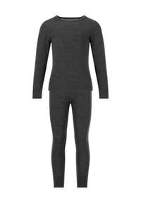 ZIGZAG - Baselayer-Set Cerro mit funktionalen Naturmaterialien - 1001 Black