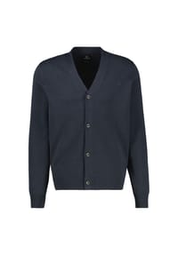 LERROS - Strickjacke im Cardiganstil aus Baumwolle, große Größen - CLASSIC NAVY
