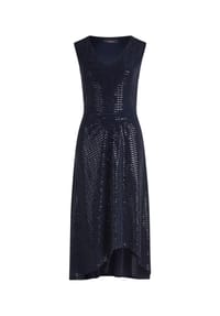 Vera Mont - Cocktailkleid im Glitzer-Look - Dunkelblau/Grau