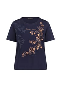 BETTY BARCLAY - Casual-Shirt mit Aufdruck - Patch Dark Blue/Brown