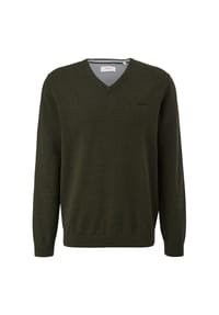 s.Oliver - Strickpullover, Baumwolle, für Herren - Schwarz