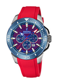 FESTINA CHRONO BIKE - Herren Chronograph "F20642" - BLAU/ROT