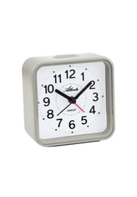 Atlanta by PARAGON - Quarzwecker ohne Ticken Analog - 2131/4 - Grau