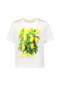 CARTOON - Kurzarm-Shirt mit Rundhalsausschnitt - Patch Creme/Yellow