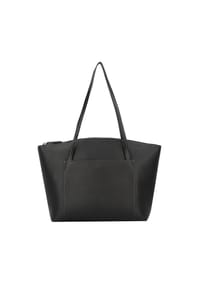 TOM TAILOR AMARIS - Shopper, Kunstleder, Reißverschluss, für Damen - BLACK