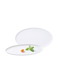Ritzenhoff & Breker Servierplatten Skagen 35,5 x 20 cm 2er Set weiß - SKAGEN - weiß