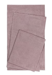 WECONhome Badteppich Balu - moderne, weiche Badematte, einfarbig, mit Noppen - Badteppich - elfenbein