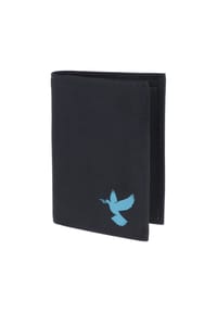 oxmox® New Cryptan - New Cryptan Geldbörse RFID Schutz 10 cm - schwarz-circle bloom cyan