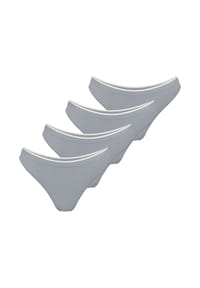 sloggi - Tanga 4er Pack GO Sense - Chrome