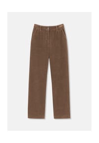 MADELEINE - Culotte aus samtweichem Feincord - macchiato