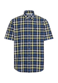 GALERIA - Freizeithemd, gerader Schnitt, Button-Down-Kragen, Herren - 1 RED BLUE