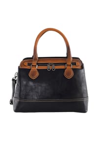 HARPA - Henkeltasche VALERA mit zwei Hauptfächern und Handyfach - bahia beige