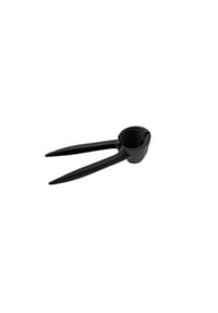 ALMINA® - 2in1 Nussknacker & Schraubverschlussöffner, ergonomisch & vielseitig - Schwarz - Schwarz 17 x 6 x 6,5 cm
