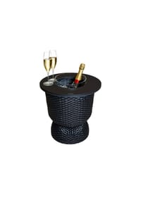 COOTAB COOLER TABLE - Beistelltisch mit Acryl-Kühler Paris 43 cm - Champagner