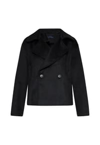 PIOMBO - Kurzmantel, Reverskragen, für Damen - BLACK