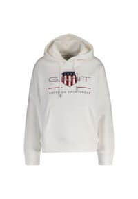 GANT - Damen Hoodie - ARCHIVE SHIELD HOODIE, Sweatshirt, Kapuze, Logo, uni - Blau