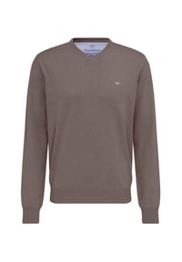FYNCH-HATTON® - Pullover, V-Ausschnitt, Logo-Stickerei, für Herren - 998 CHARCOAL