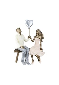 GILDE - Figur Paar - braun