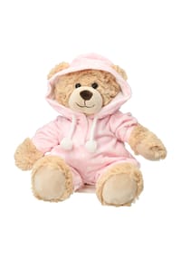 HERMANN Teddy COLLECTION® - Teddybär "Schlafanzugbär",  30 cm - ROSA