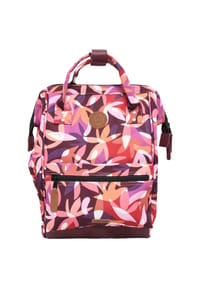 CABAÏA - Daypack, Label, Zweiwegereißverschluss - MULTICO BURGUNDY