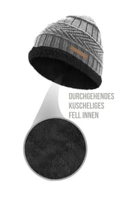 normani® - Winter Fellmütze Kebili - Braun/Braun