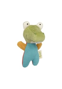 sigikid® - Rassel-Greifling Colourful World Green ,  für Babys - blau