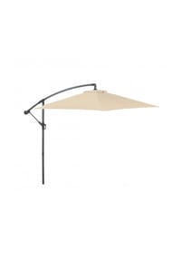 COFI - Ampelschirm Ø 300 cm - mit Neigefunktion & UV-Schutz 50+ - Beige/Anthrazit 300 x 250 cm