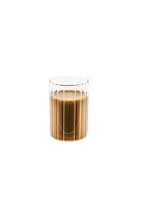 mulex® - Trinkgläser Set 250 ml Riffle Design - Transparent OneSize