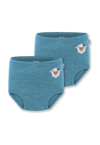 normani® - 2er Pack Baby Merino Windelhose Tokoroa - Anthrazit