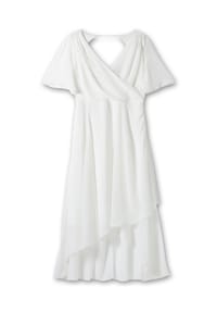 sheego - Chiffonkleid - offwhite