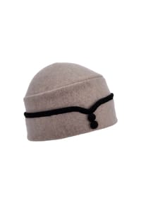 SEEBERGER - Wollhut, Knöpfe, für Damen - 94 SAND