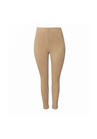 CAROLIN RICK - Velourhose mit Umschlag - Apricot